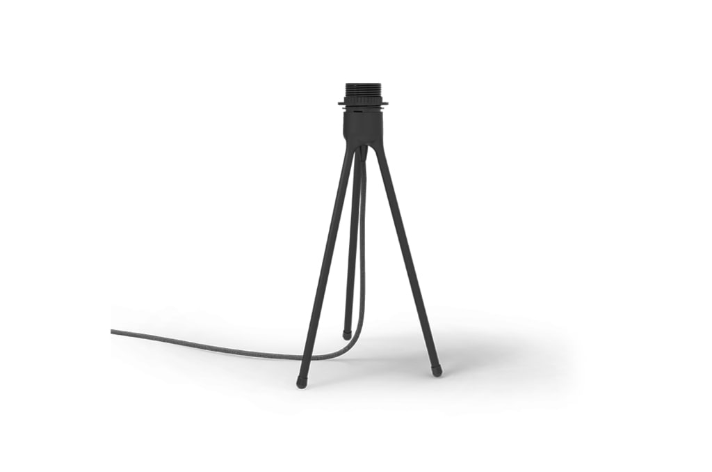 Tafellamp Silvia Ø32 cm tripod zwart Wit