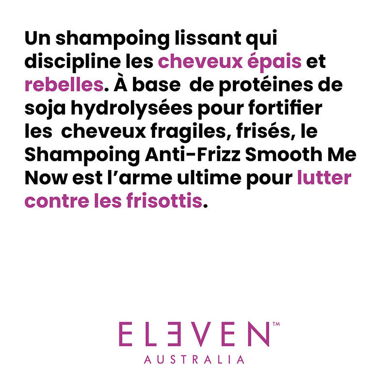 Shampooing lissant Smooth Me Now 500ml