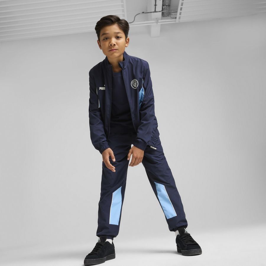 Manchester City Veste d'Entraînement FtblArchive - PUMA Navy/Bleu Clair Enfant