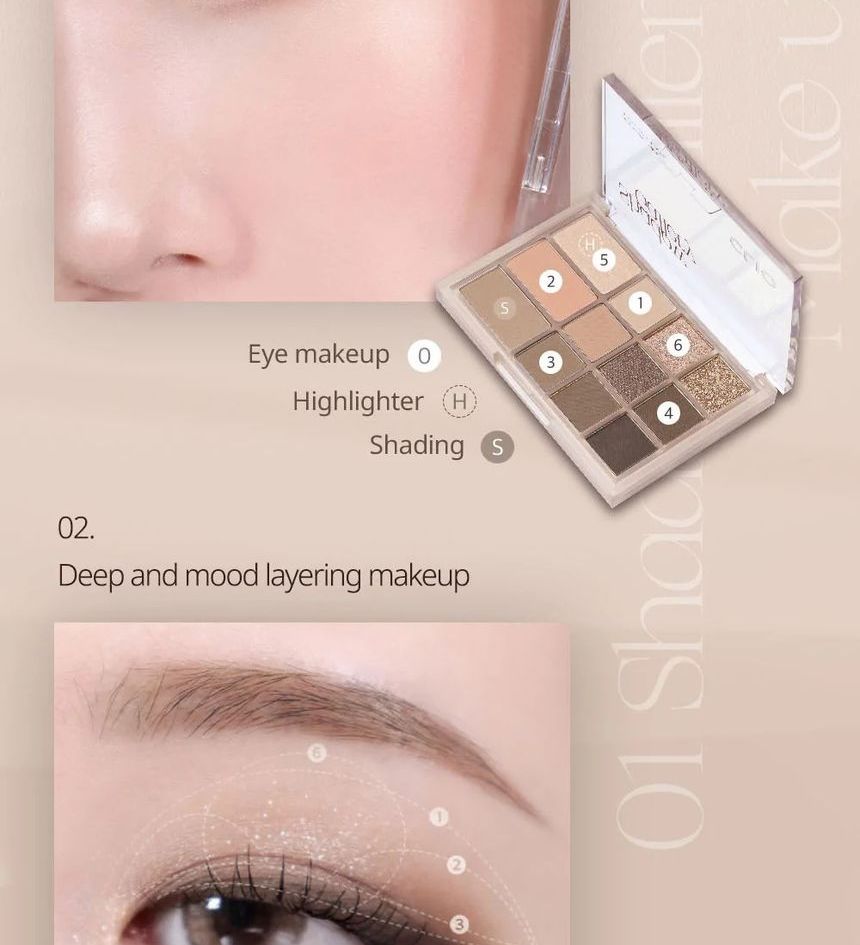 CLIO - Shade & Shadow Palette - 2 soorten