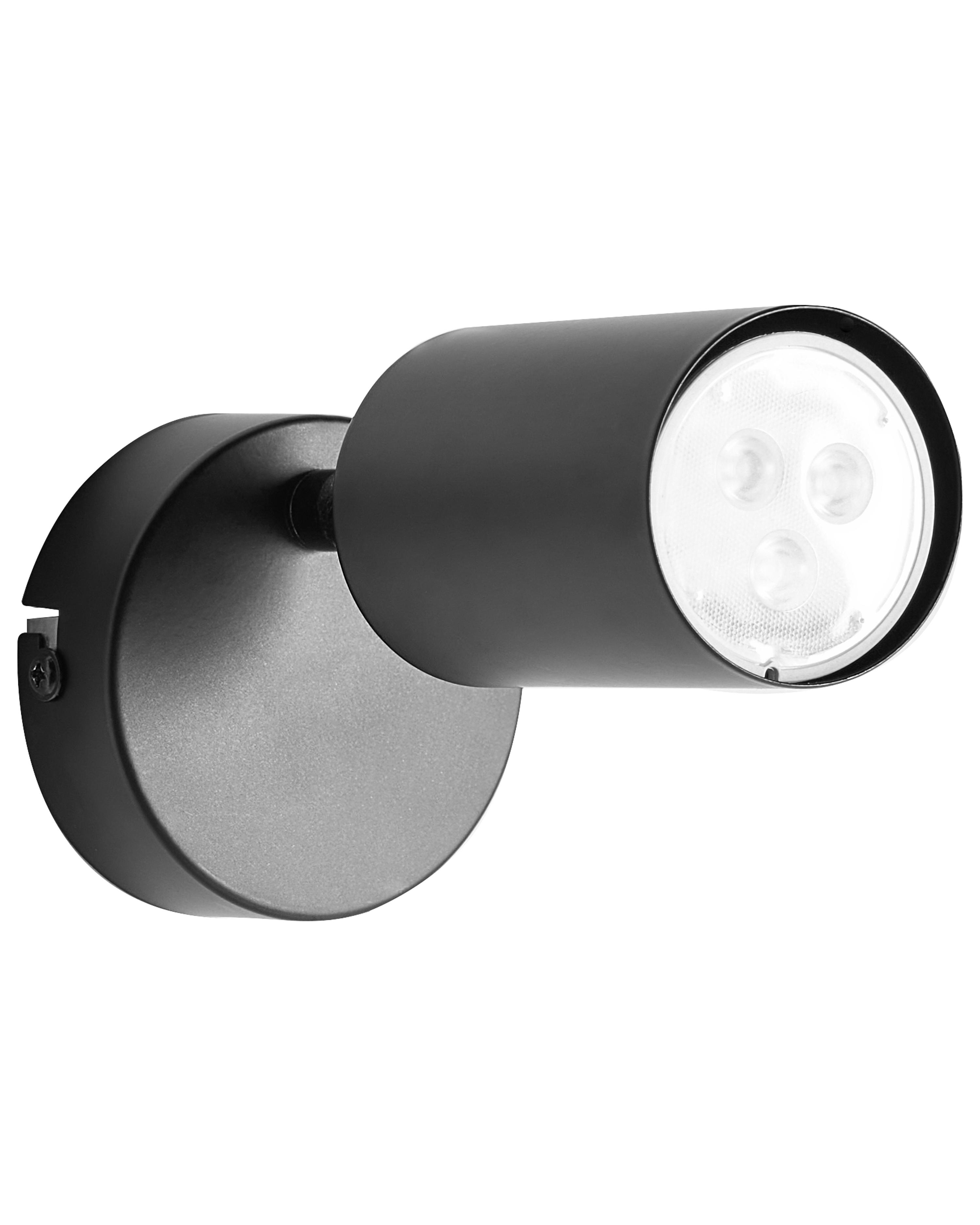 Set van 2 wandlampen NYANDO Metaal Zwart
