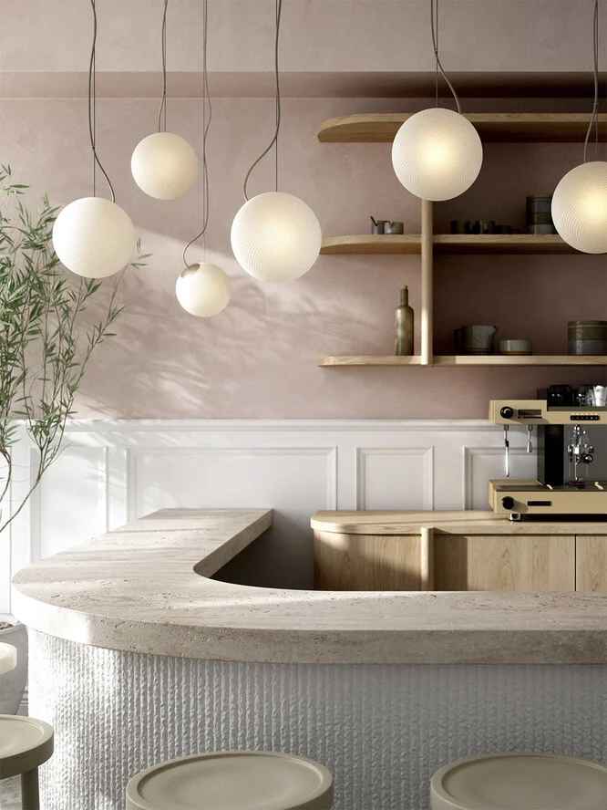 Nordic Tales Bright Ripple - Crema Cable Creme