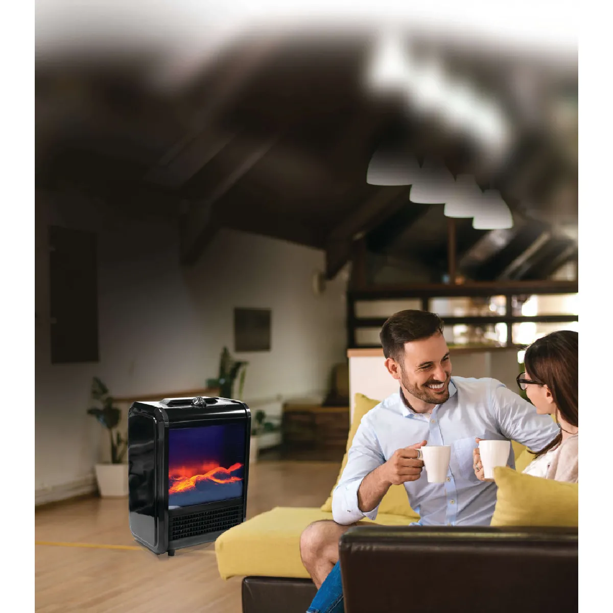 Venteo Max Heater - Cheminée portable compacte