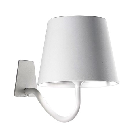 Zafferano oplaadbare wandlamp wit