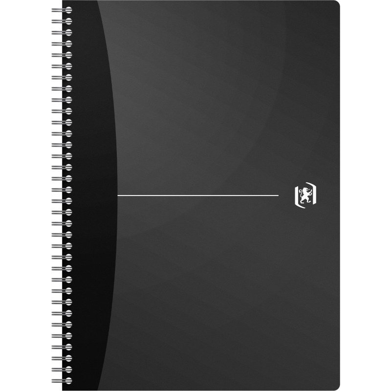 Cahier spirale Oxford Urban mix A4 21 x 29,7 cm - blanc ligné - 180 pages