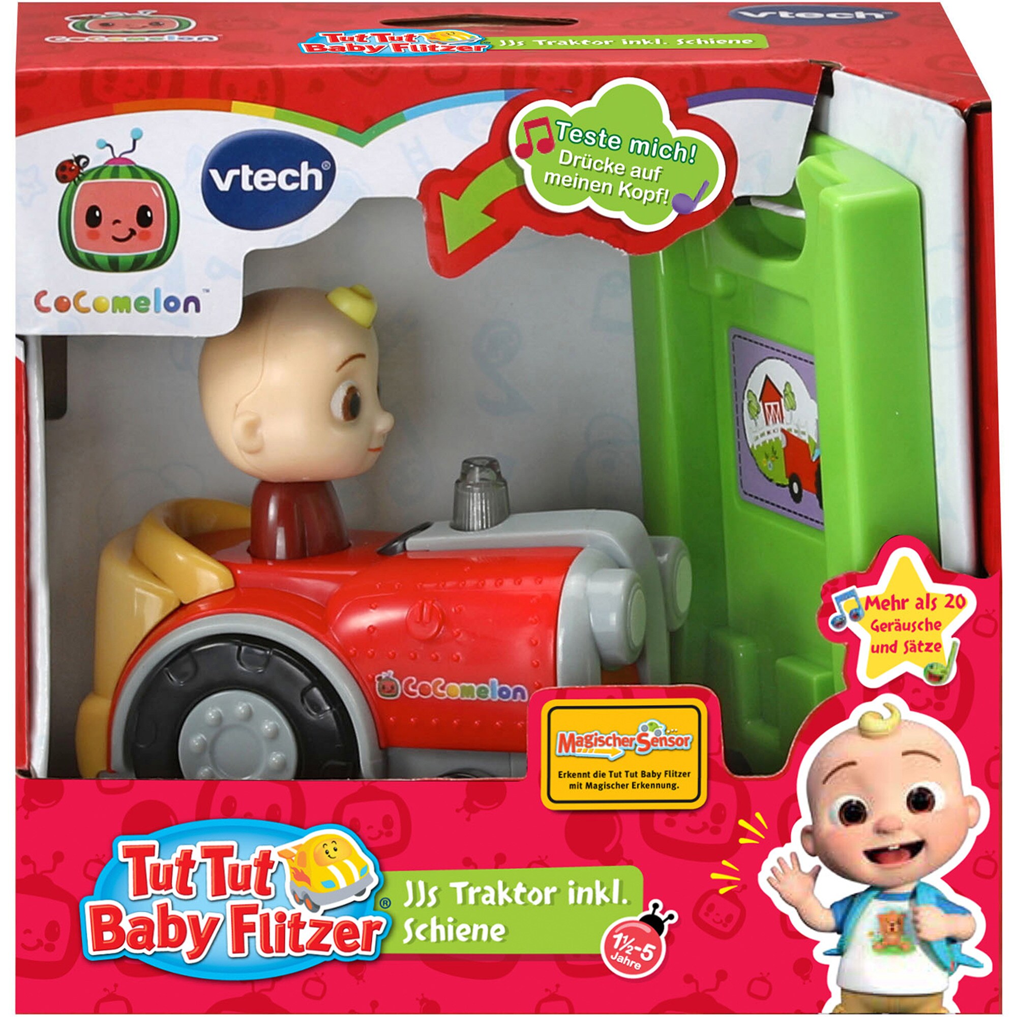 Vtech Spielfahrzeug Tut Tut Baby Flitzer - CoComelon JJs Traktor