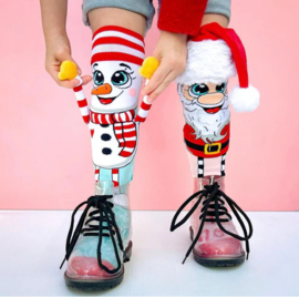 Santa and snowman socks 3-5yr