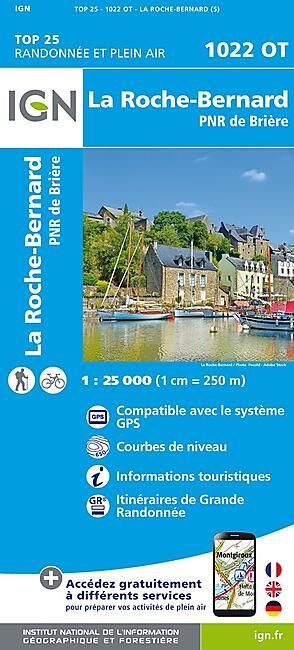 IGN - TOP 25 1022 OT LA ROCHE BERNARD 1 25 000