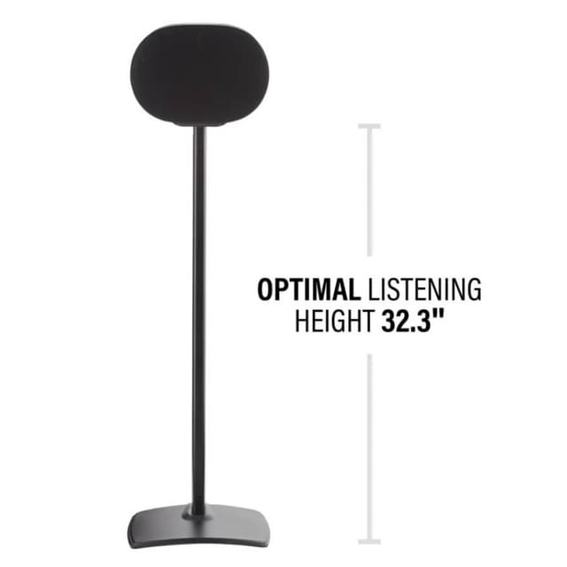 SANUS Gulvstander til Sonos ERA 300 Par Sort