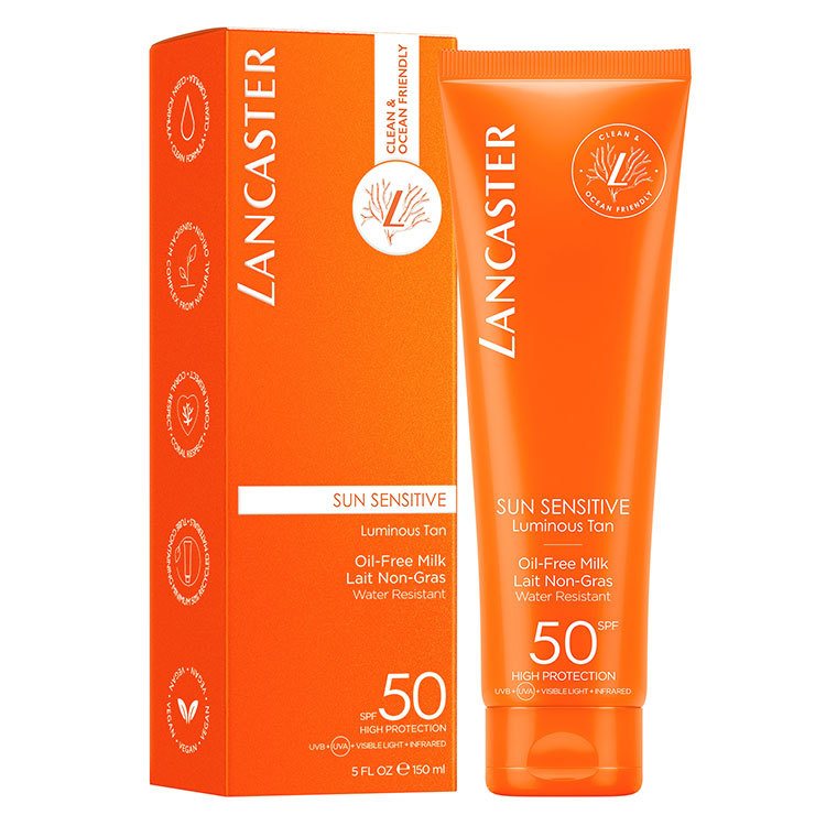 Lancaster Sun Sensitive Luminous Tan Oil-Free Milk SPF50 150ml