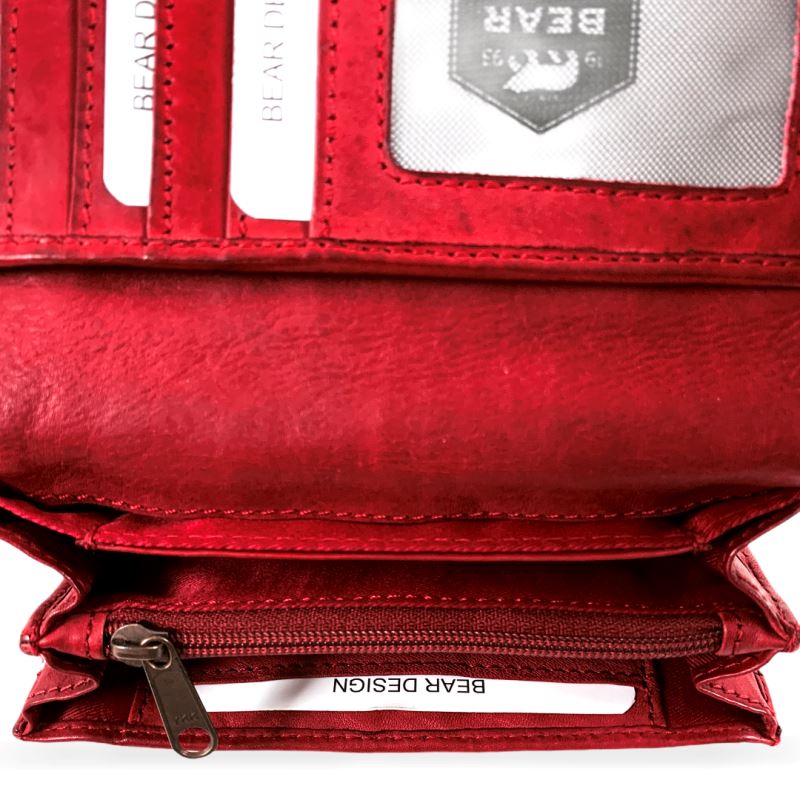 Bear Design Portemonnee Nina CL 16212 Rood