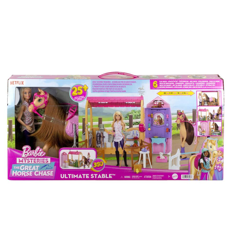 Barbie Mysteries: The Great Horse Chase ultieme stal speelset