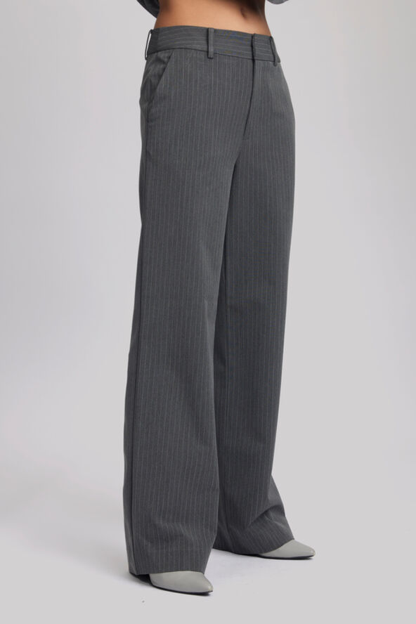 Gestuz JoelleGZ mel. pinstripe MW pants Grey pinstripe