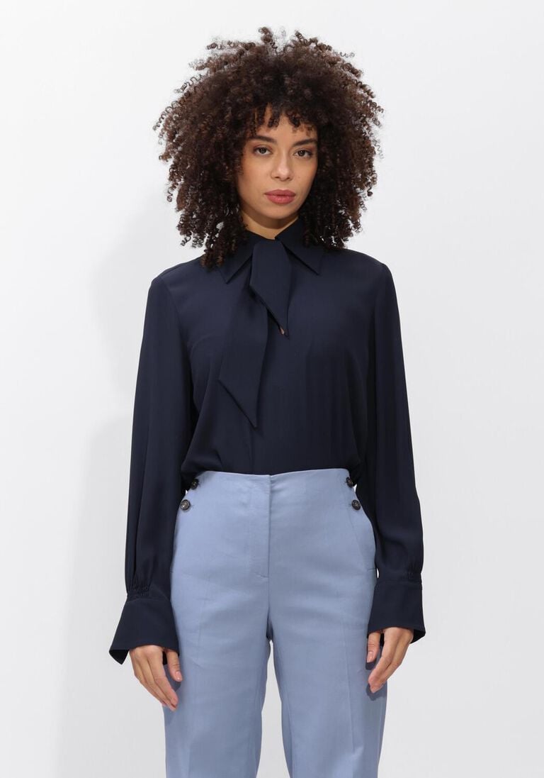 donkerblauwe luisa cerano blouses 238640/2179-00