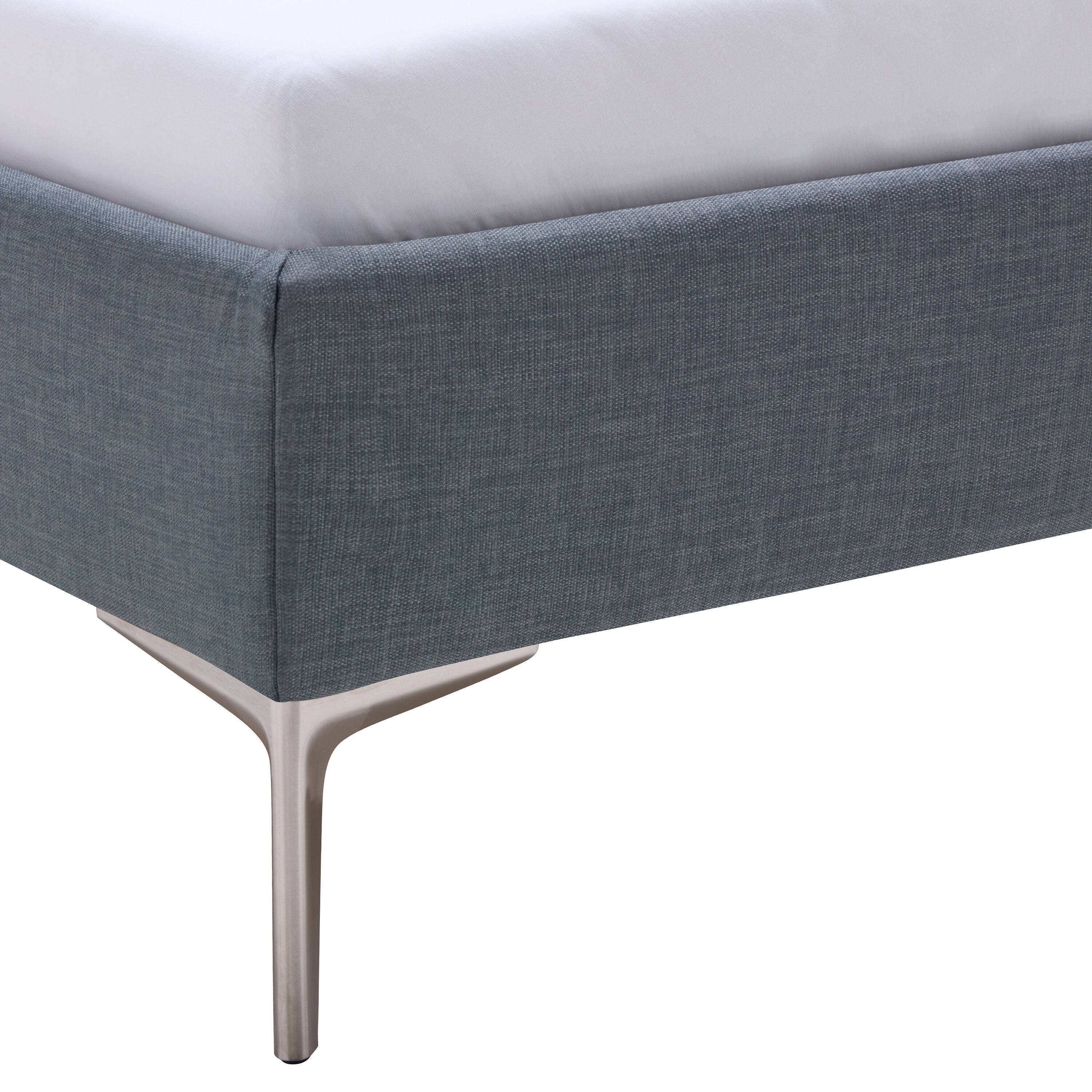 CELINE Polsterbet_Lova_grau_Nr.4_180x200 - Grau / B: 180.0 cm x T: 200.0 cm