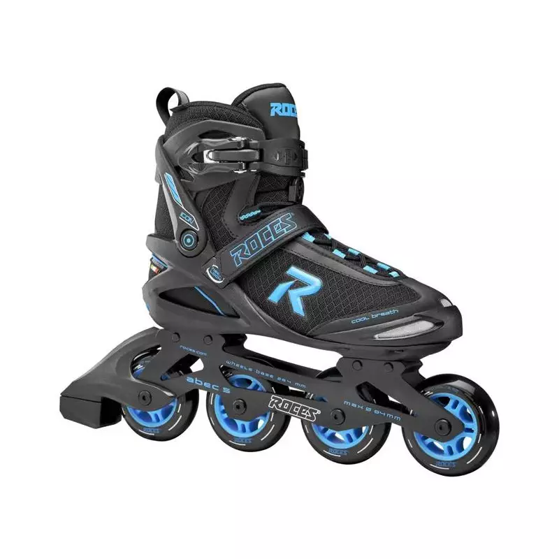 roller fitness ROCES sign noir/bleu