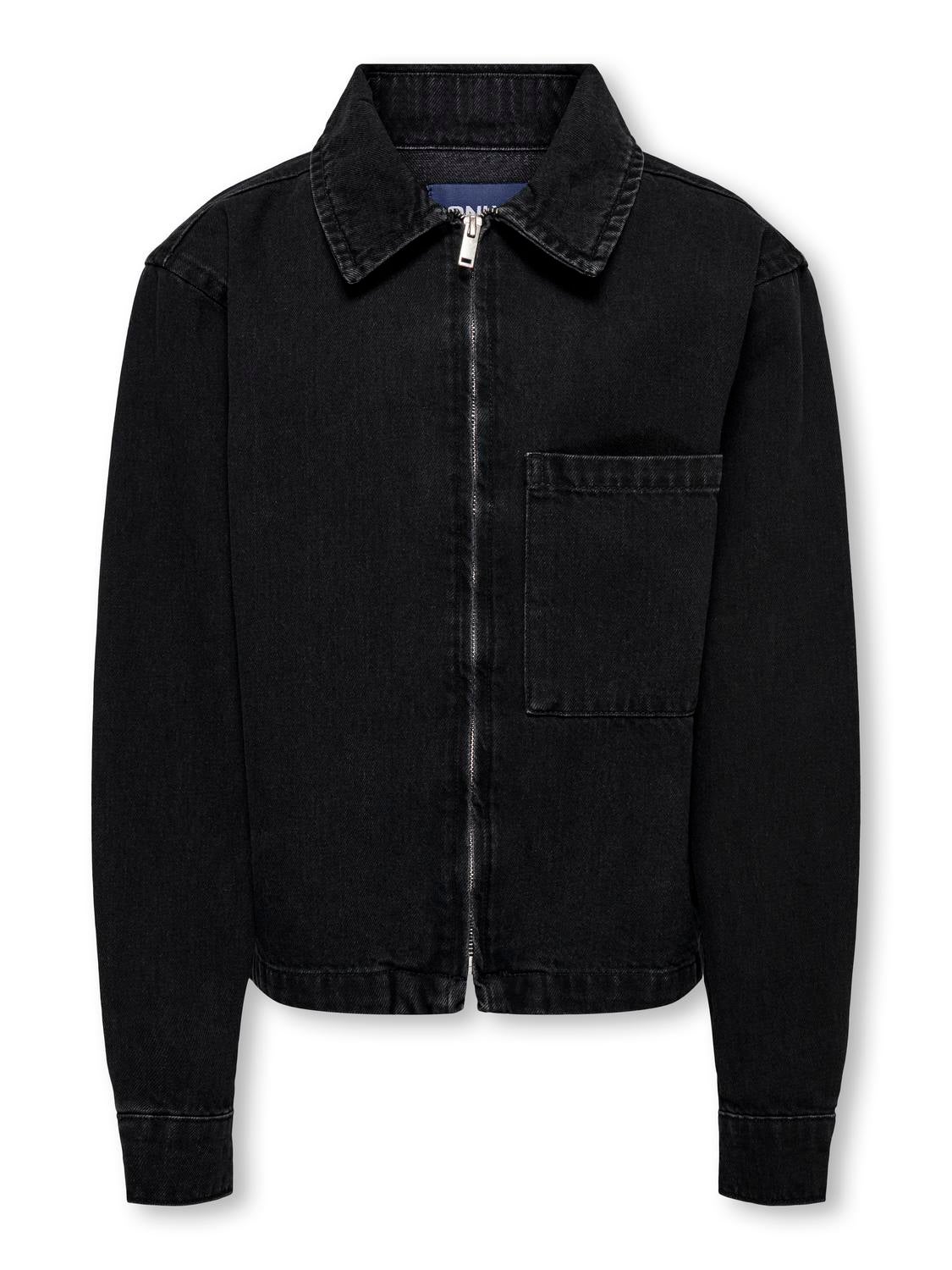 KOBJEPPE Jeansjacke Washed Black