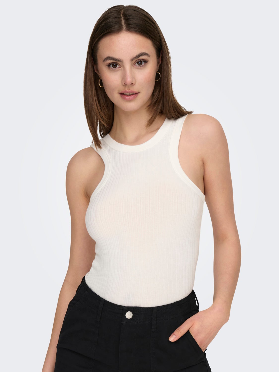JDYFRANSISKA Tanktop Cloud Dancer