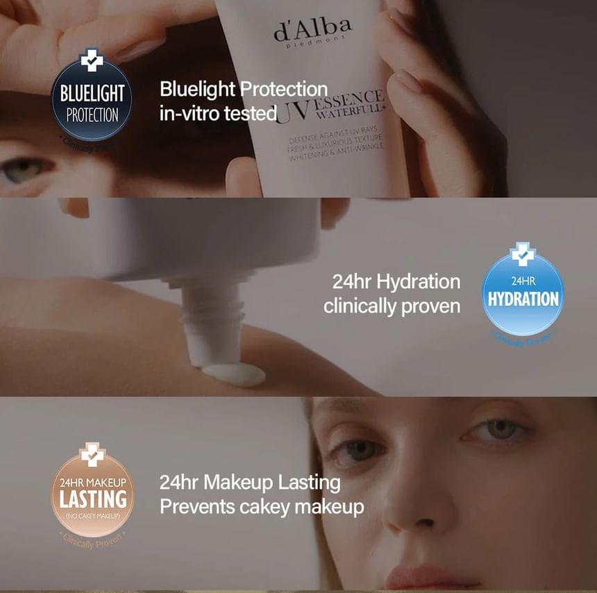 d'Alba - Waterfull Essence Zonnecrème