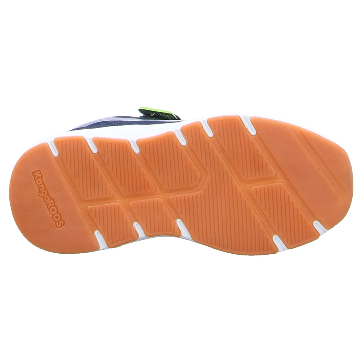 KANGAROOS Kinder Sportschuh Blau Lederimitat