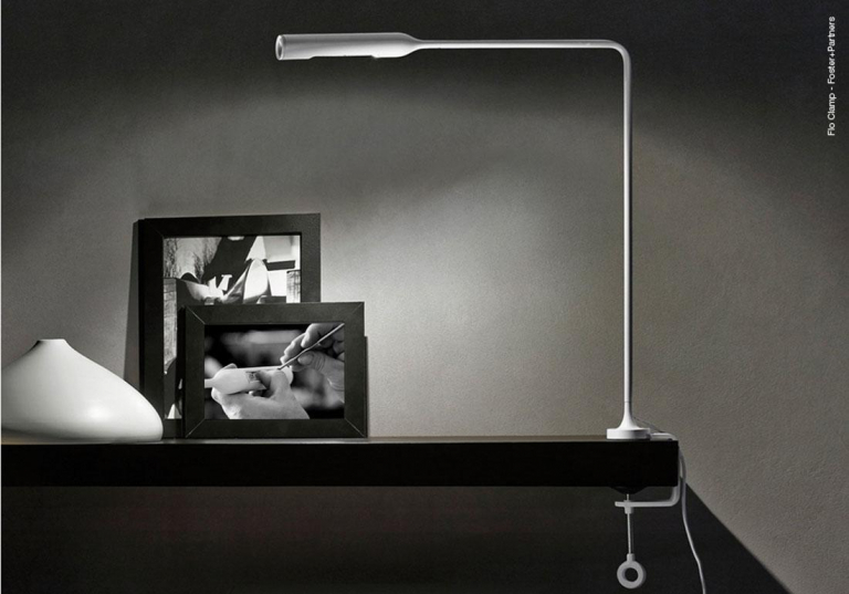 Lumina Flo Clamp klemlamp LED 2700K zwart