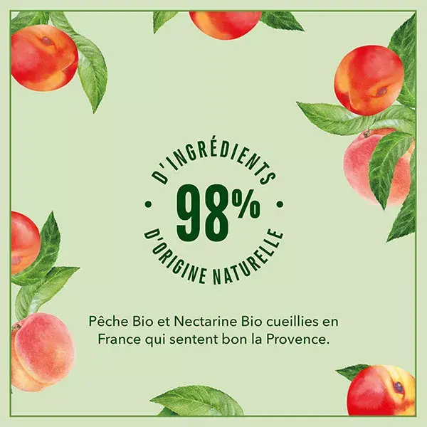 Gel de banho Le Petit Marseillais Organic Peach Nectarine Eco-Refil 250ml