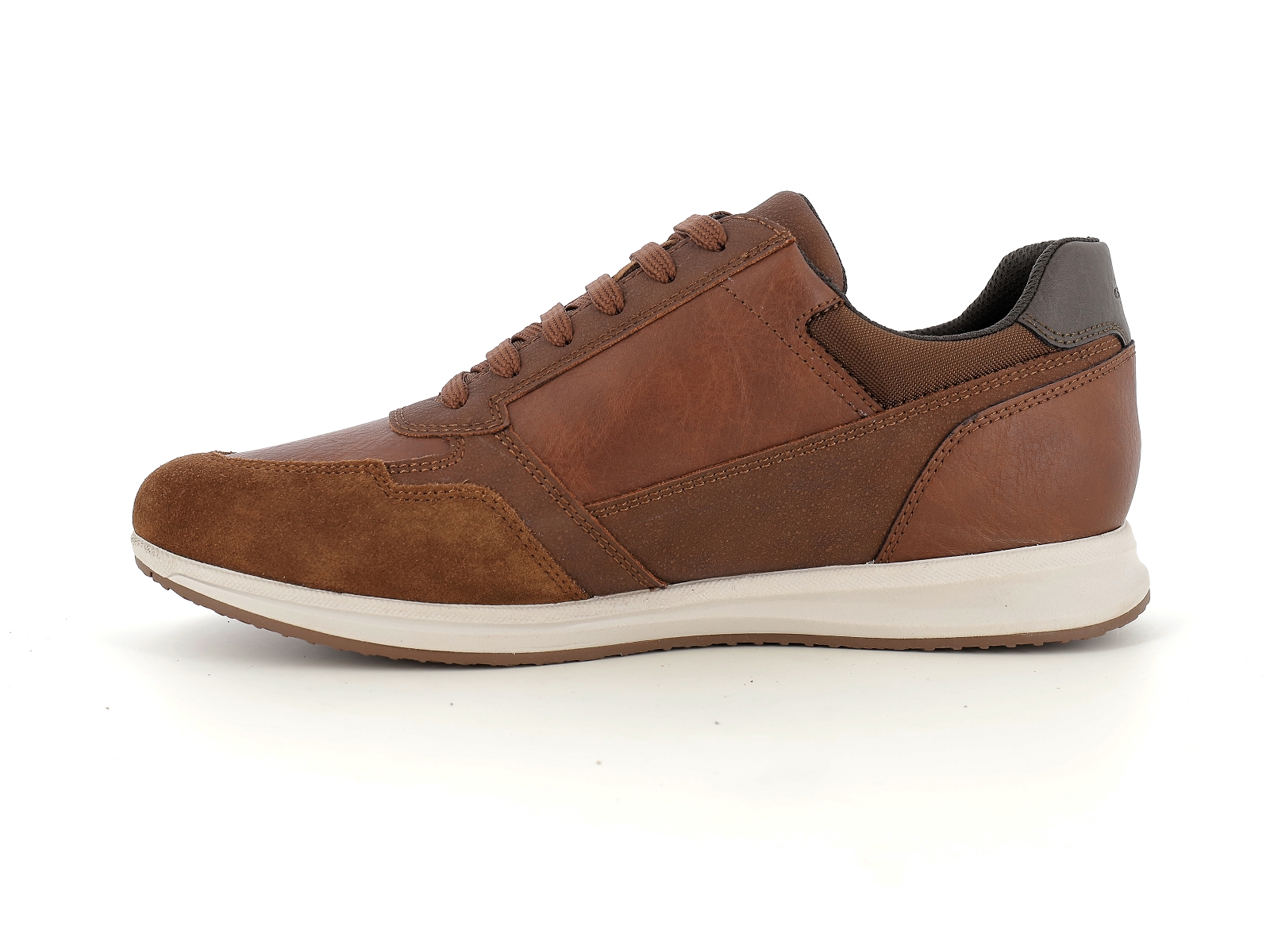 Geox-U AVERY U35H5A Matières combinées Cognac