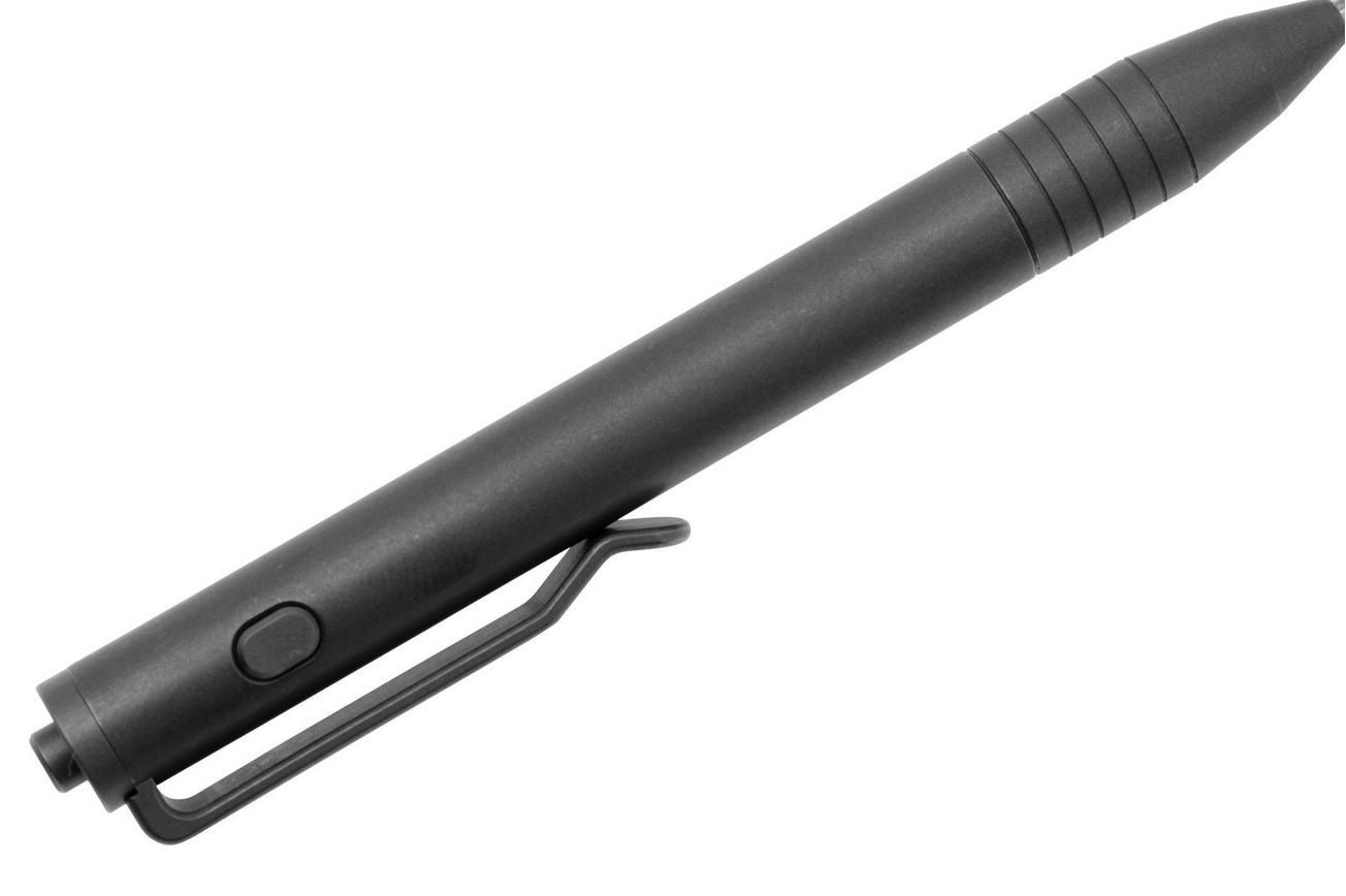 Big Idea Design Mini Dual Side Click Pen MDSC-SW Stonewashed Titanium, everyday carry pen