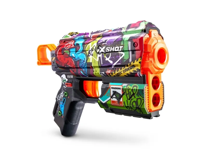 XSHOT legetøjsgevær Skins Flux, assorteret, 36516 (ZUR-36516)