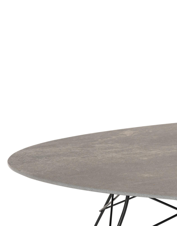 Kartell Glossy Outdoor tuintafel 128 Wit