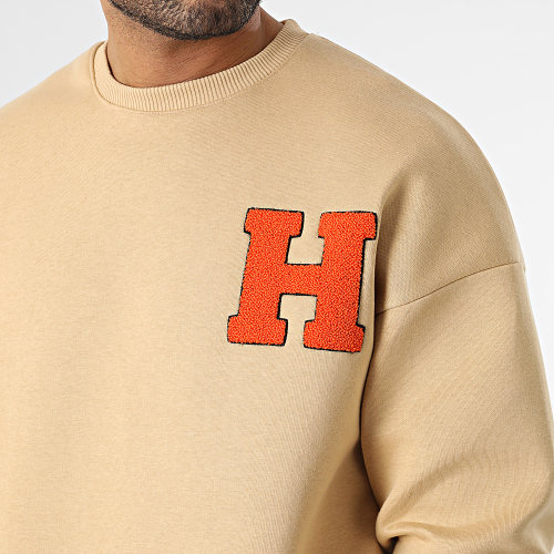 Sweat Crewneck Camel Clair