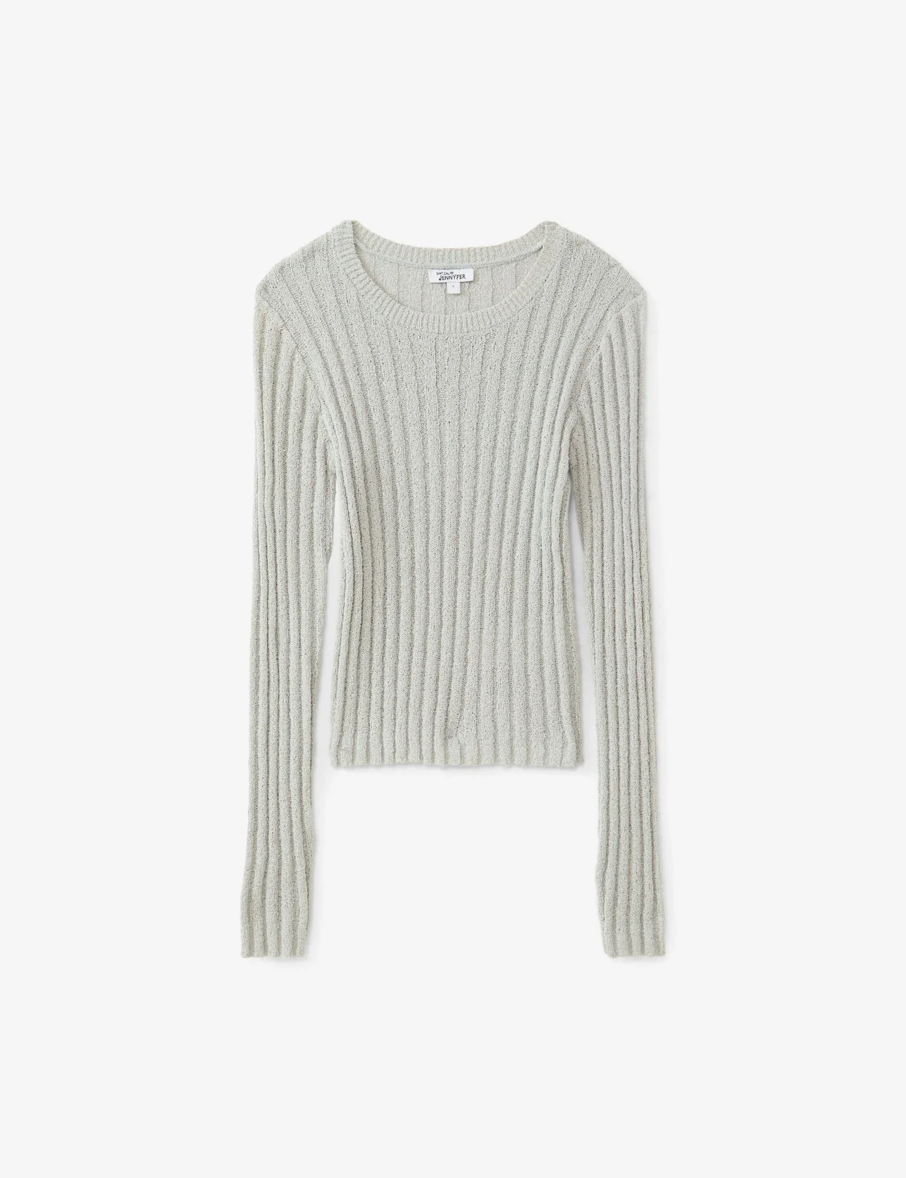Pull vert clair en maille