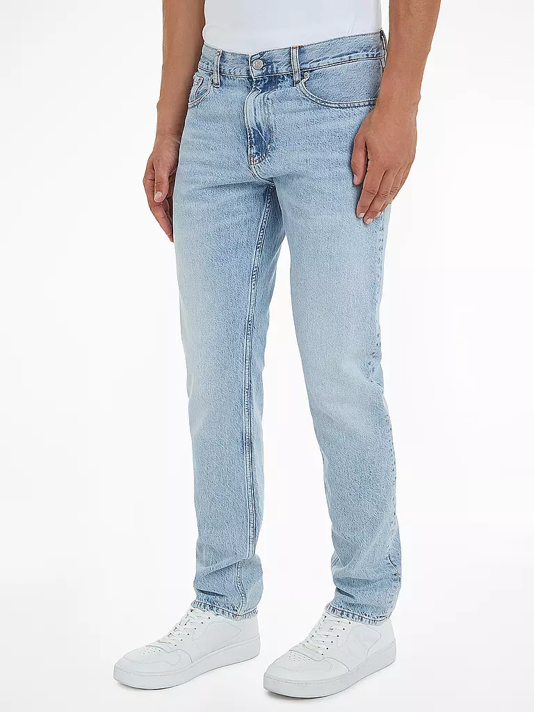 CALVIN KLEIN JEANS Jeans Straight Fit hellblau