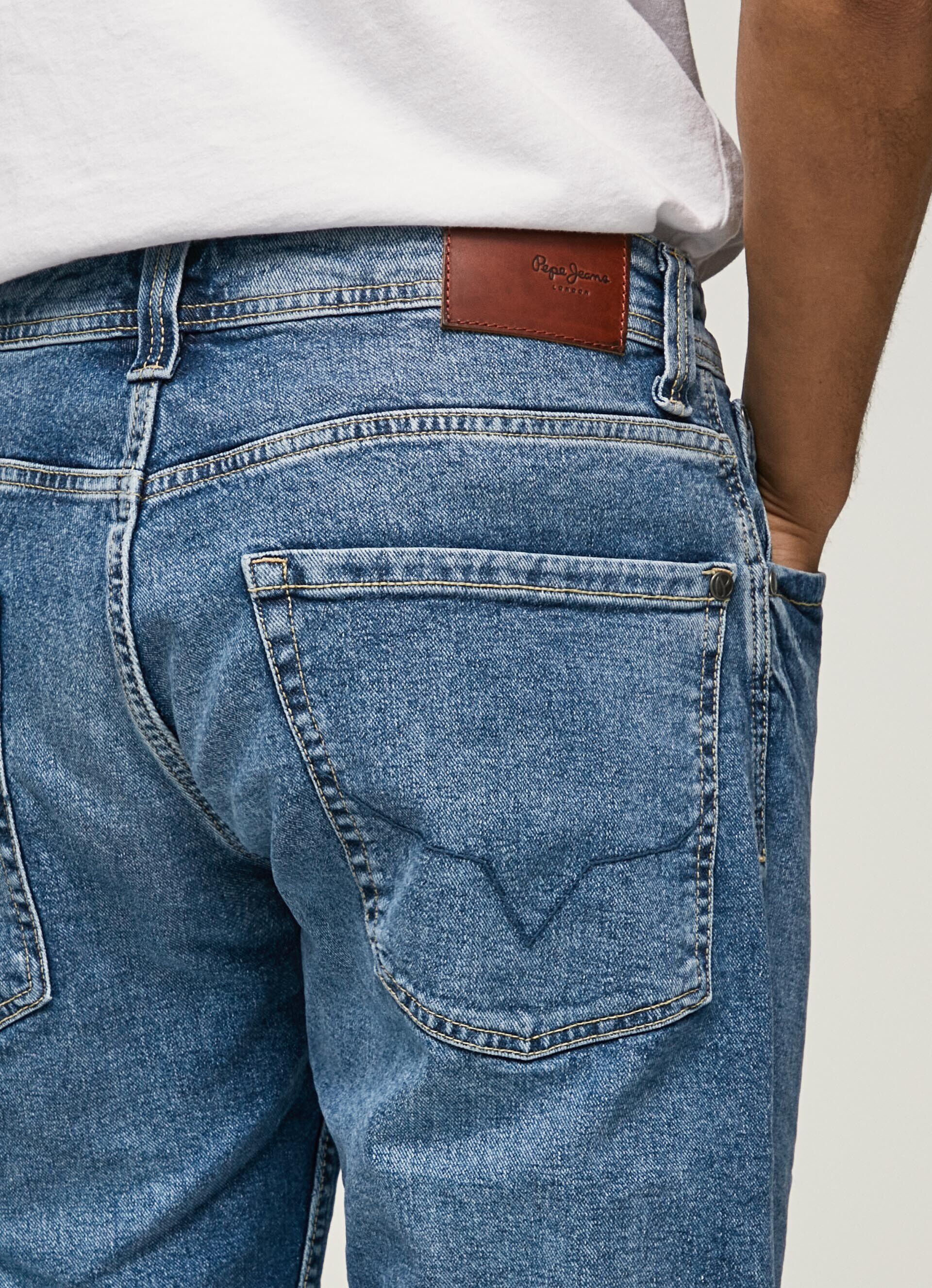 BERMUDA DENIM REGULAR CASH FIT - jeans