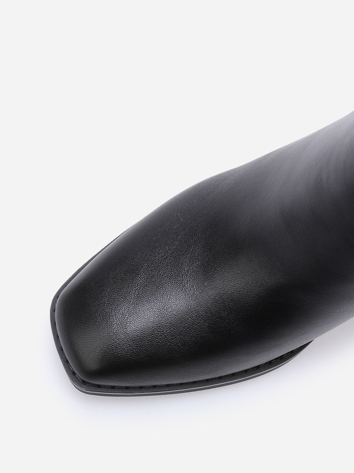 Bottines en simili à mors doré- Noir