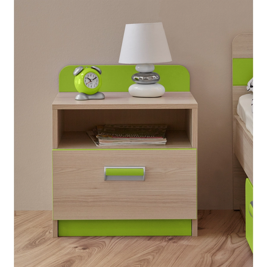 TiCAA Jugendzimmer Lori 6-teilig grün