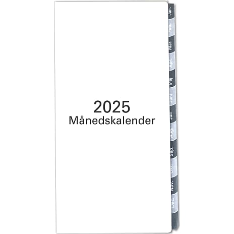 Kalender 2025 - hvid