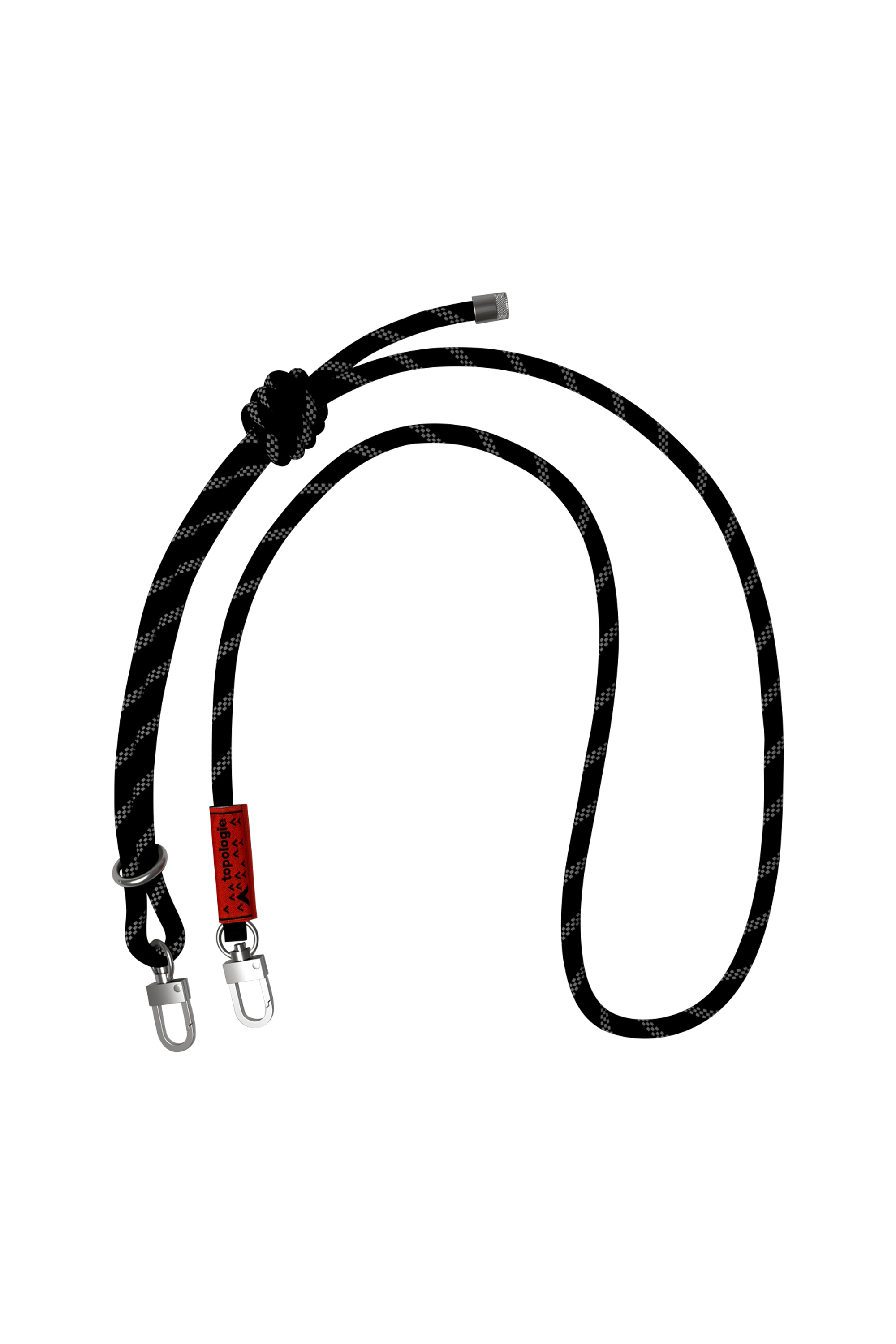 TOPOLOGIE cordon de téléphone 8.0mm Rope Strap Noir