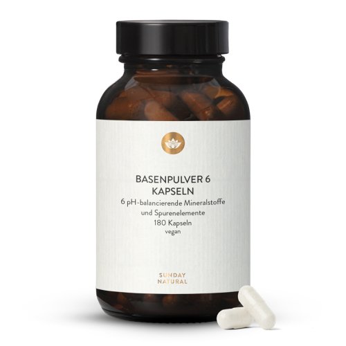 Sunday Natural Products  Basenpulver 6 Kapseln