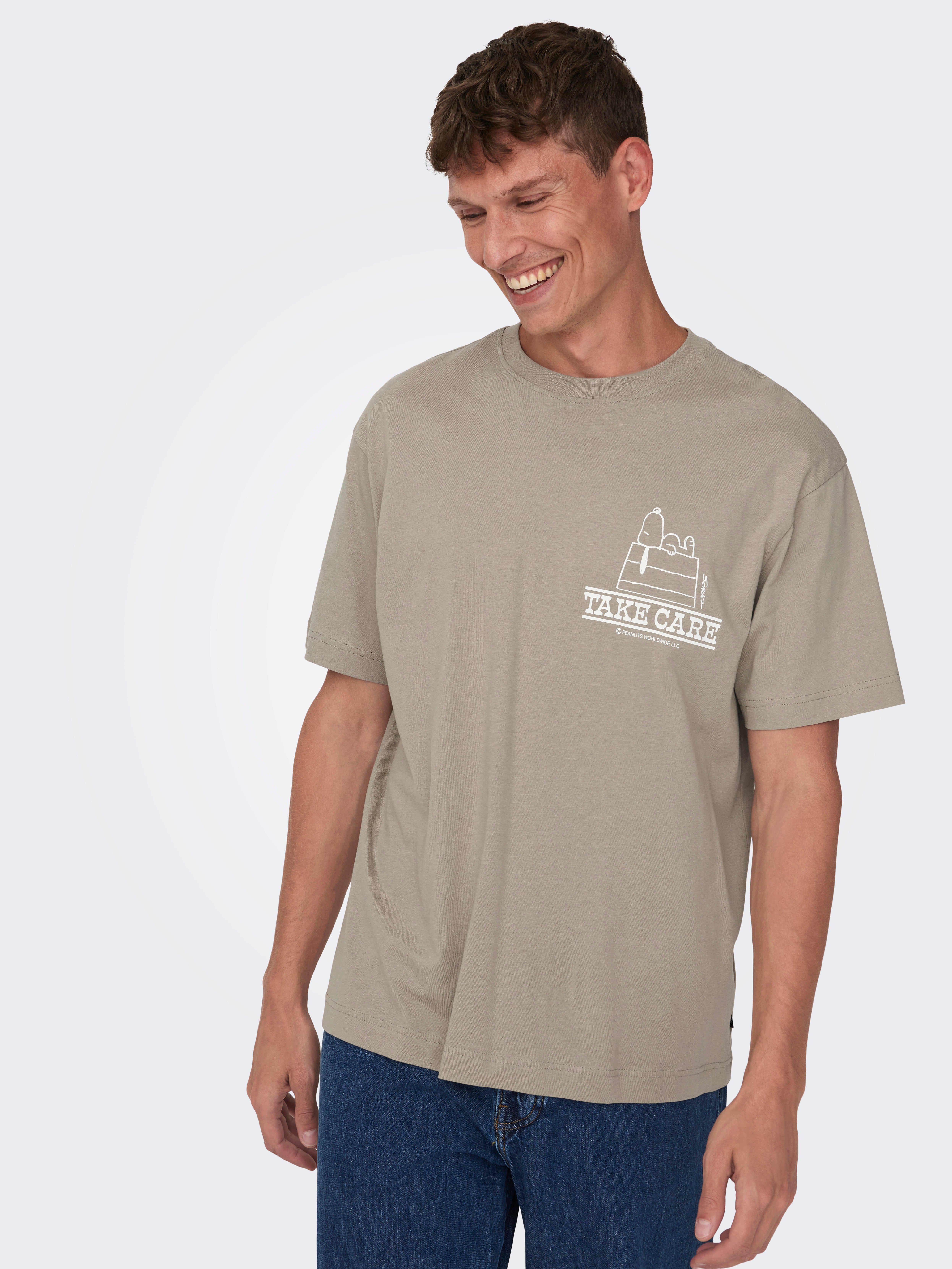 ONSPEANUTS T-shirt Vintage Khaki