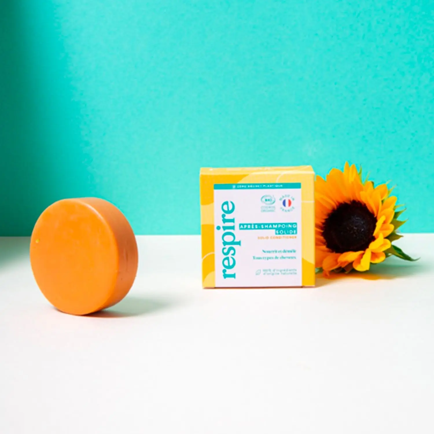 Respire - HAIRCARE Après-shampoing solide- Green