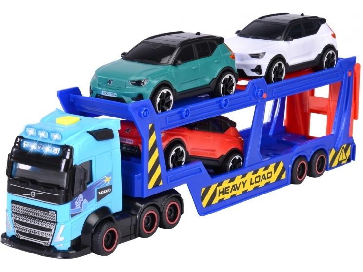 Dickie Toys Lastwagen Car Transporter Auto-Transporter mit 3 Spielzeugautos