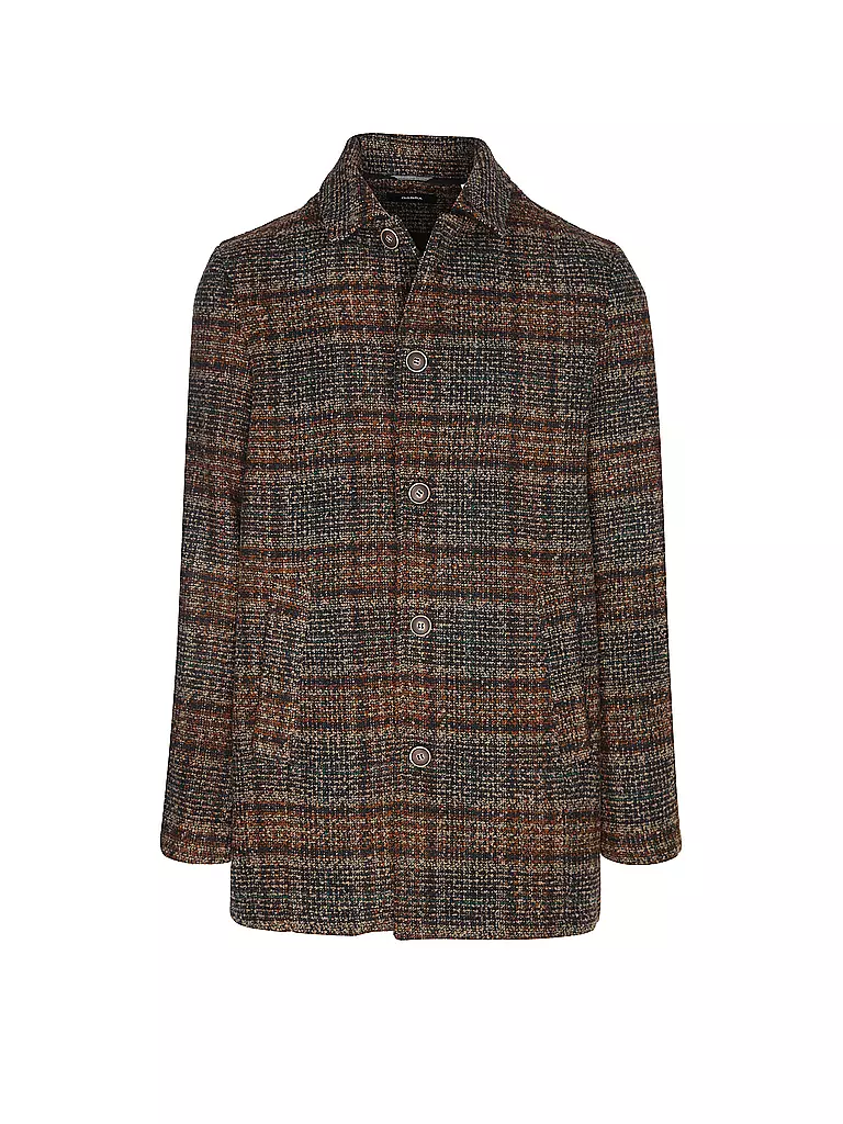 GABBA Mantel ASHTON CHECK braun