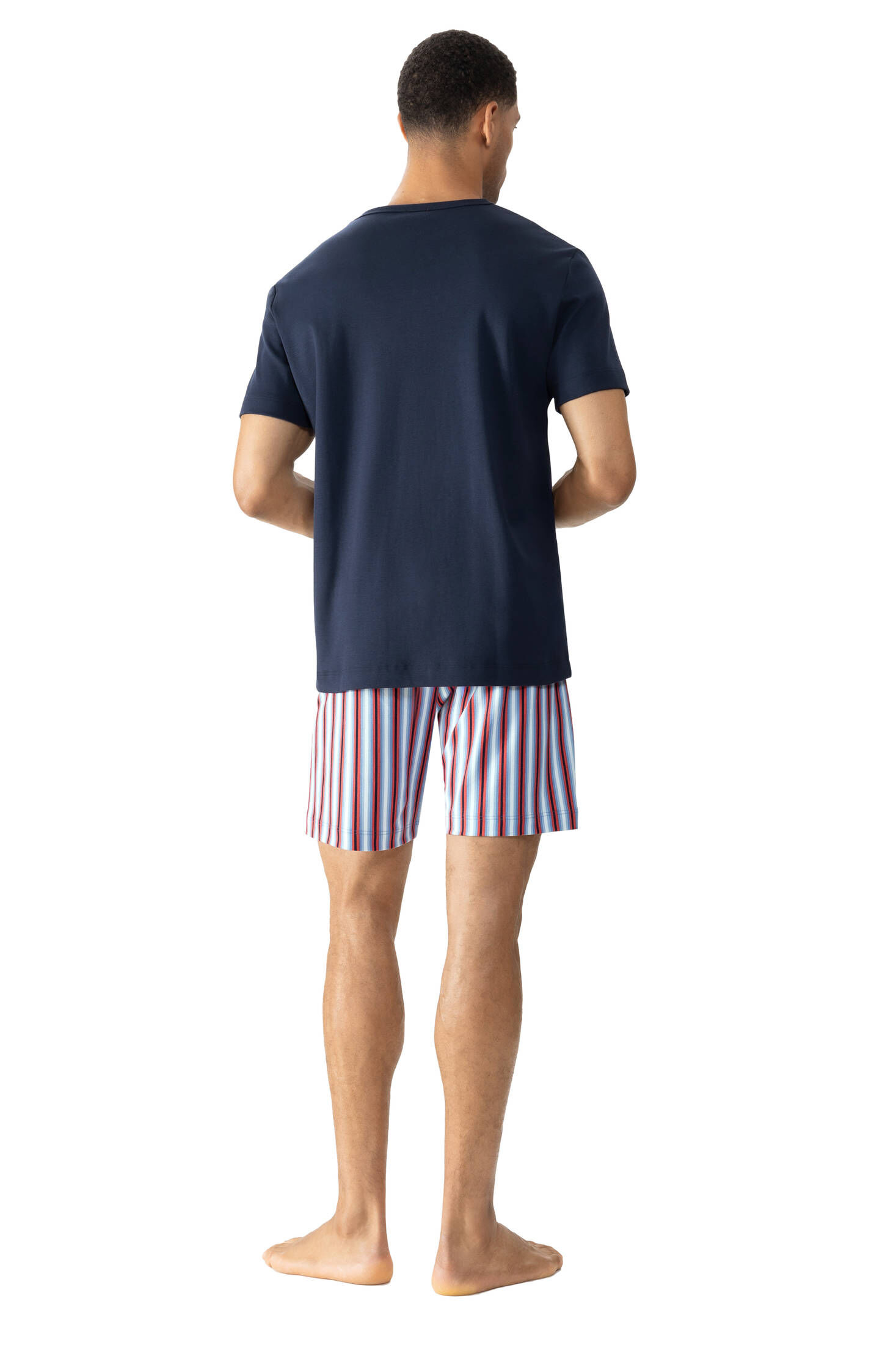 mey| Herren Schlafanzug Serie Gradient Stripes