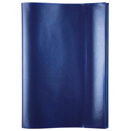 Idena Heftumschläge DIN A5, transparent blau, 10 Stück