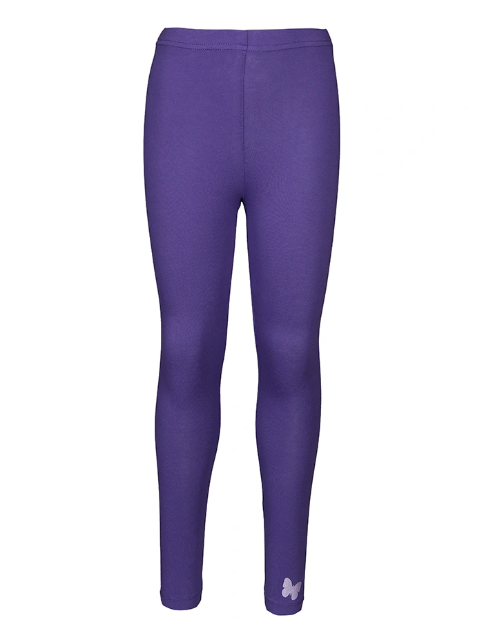 Leggings LYNFORD mit Glitzer-Schmetterling in lila