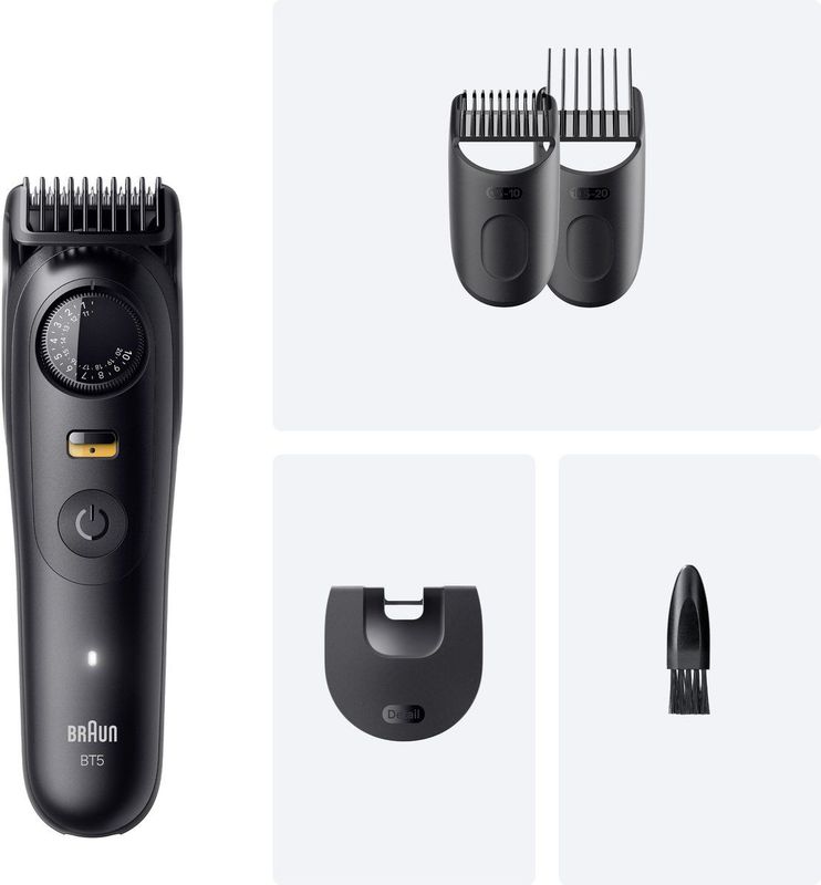 Braun - Series 5 BT5520 - Baard Trimmer - Zwart - Inclusief 4 Stylingtools