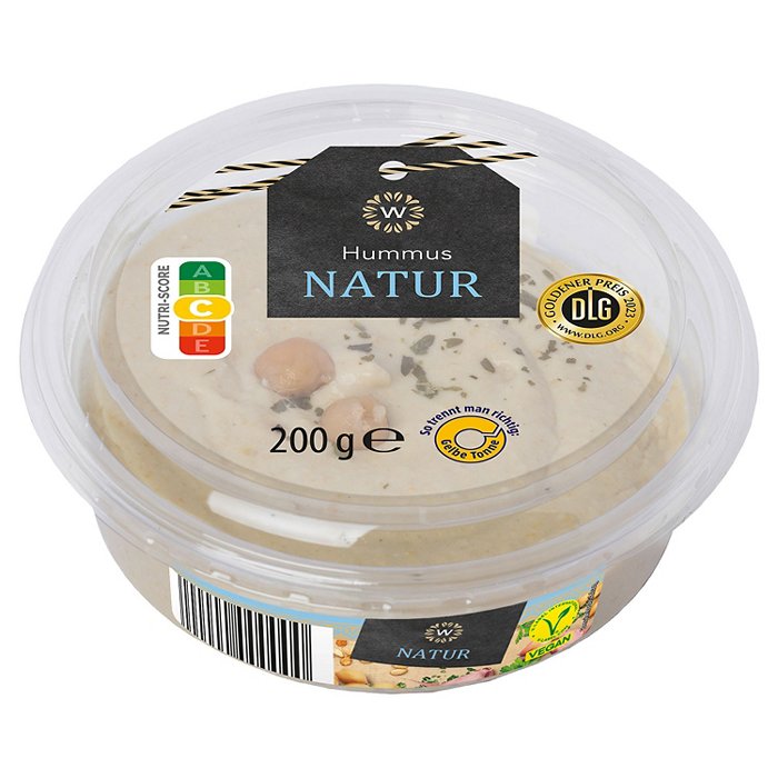 WONNEMEYER Hummus 200 g, Natur