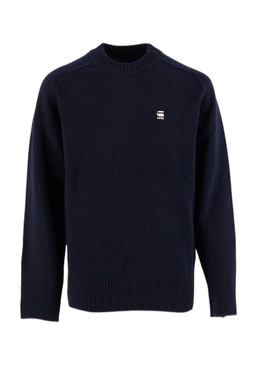 G-STAR wollen gebreide trui blauw