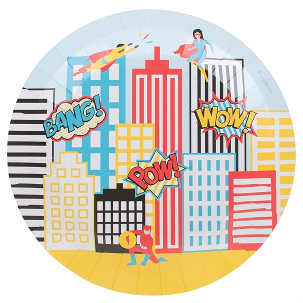 Køb My Little Day Super Heroes Tallerkener 8 stk